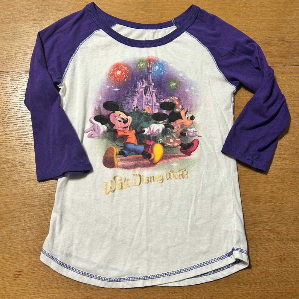 Disney Parks Walt Disney World Mickey‎ & Minnie Mouse Fireworks Shirt XS